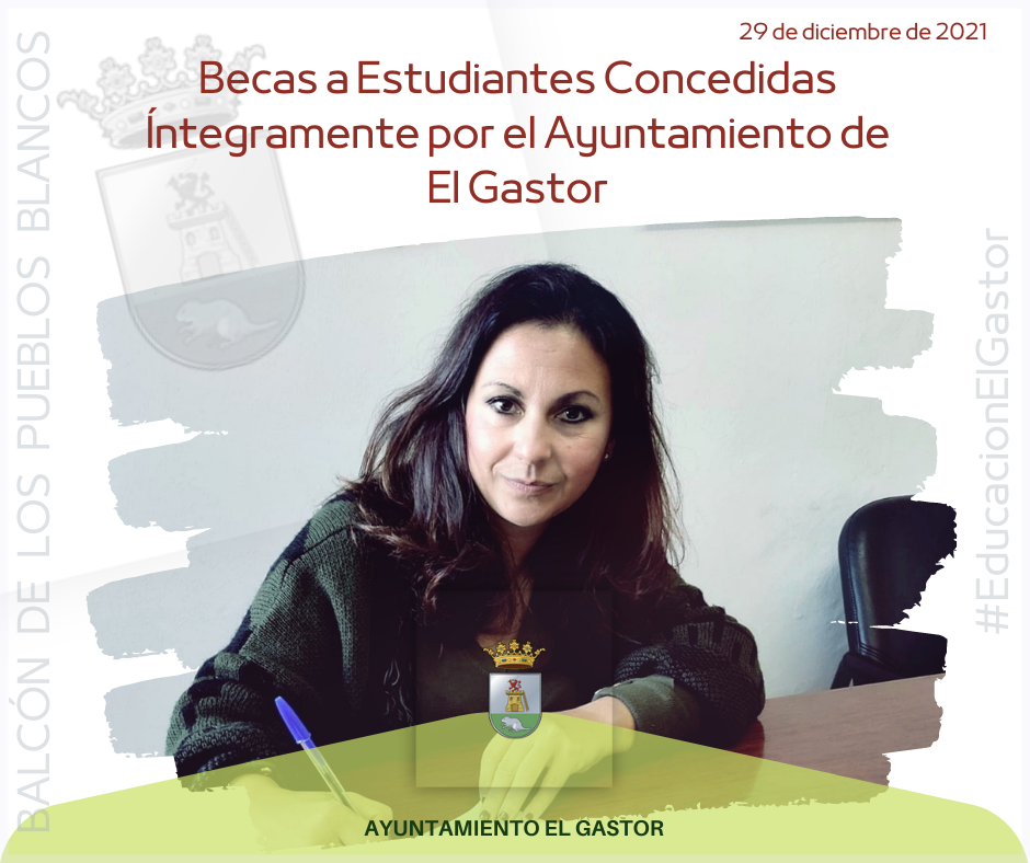 Becas a Estudiantes Concedidas Íntegramente por el Ayuntamiento de El Gastor